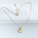 Pearls On Pearls Gold Pendant Necklace