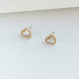 Take Heart Stud Earrings