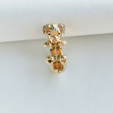 Puppy Gold Crystal Wrap Ring Size 7