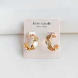 Take Heart Gold Huggie Earrings