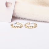 Full Circle Gold Earrings