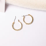 Full Circle Gold Earrings