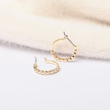 Full Circle Gold Earrings