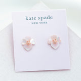 Precious Pansy Stud Earrings