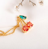 Ma Cherie Cherry Mini Pendant Necklace