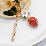 Picnic Perfect Strawberry Necklace