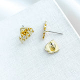 Say Yes Sidekick Gold Stud Earrings