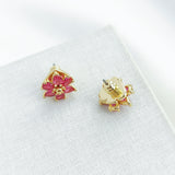 First Bloom Stud Earrings (Pink Multi)