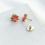 First Bloom Stud Earrings (Pink Multi)