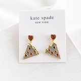 Pizza My Heart Drop Earrings