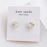 Treasure Trove Gold Clear Stud Earrings