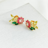 New Bloom Flower Multicolor Earrings