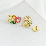 New Bloom Flower Multicolor Earrings