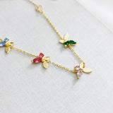 Social Butterfly Multi Color Bracelet